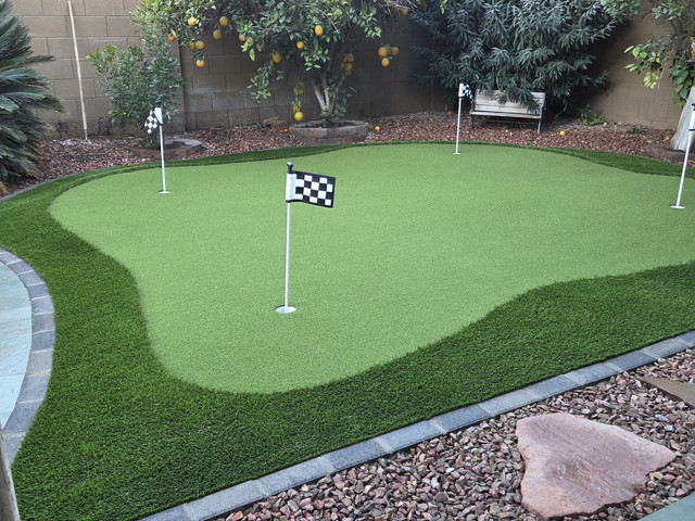 Synthetic putting green turf surface Arizona